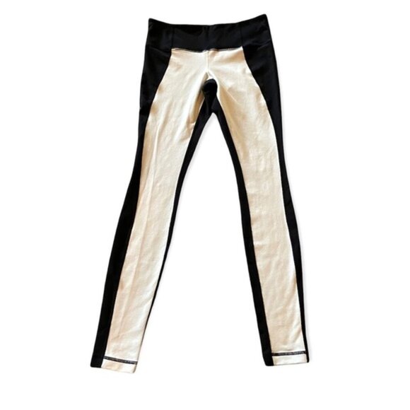Lululemon Wunder Under Pant *Colour Blocked white and black size 8 - Picture 2 of 5